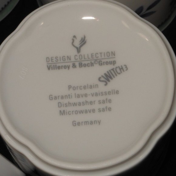 Set of 4 tea cups. Villeroy & Boch Group, Design Collection - Picture 5 of 5